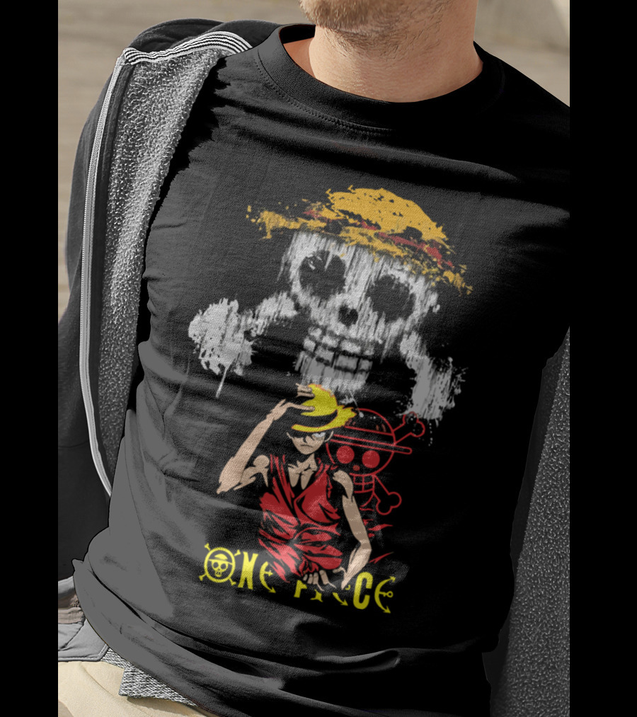 One Piece Straw Hat Luffy Jolly Roger T-Shirt