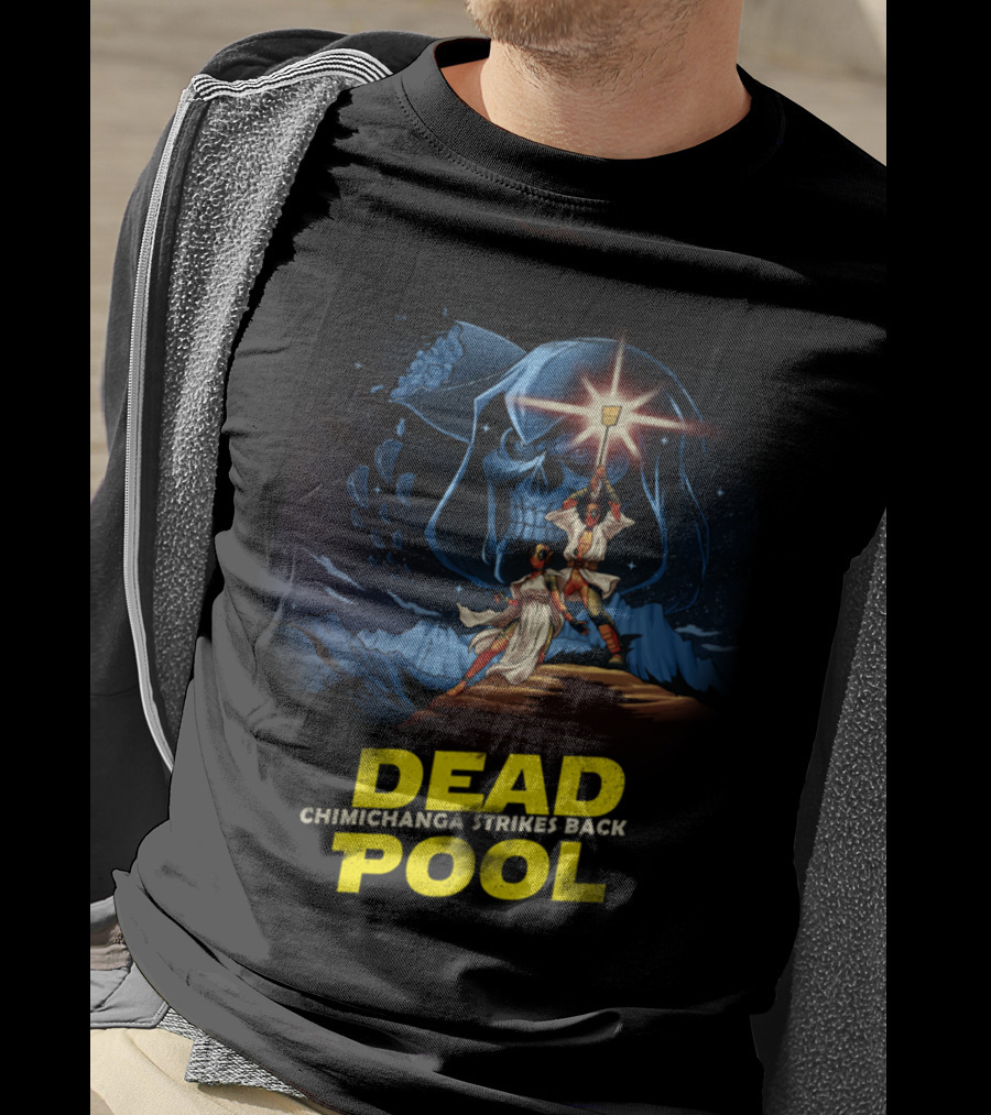 Deadpool Chimichanga Strikes Back Star Wars T-Shirt