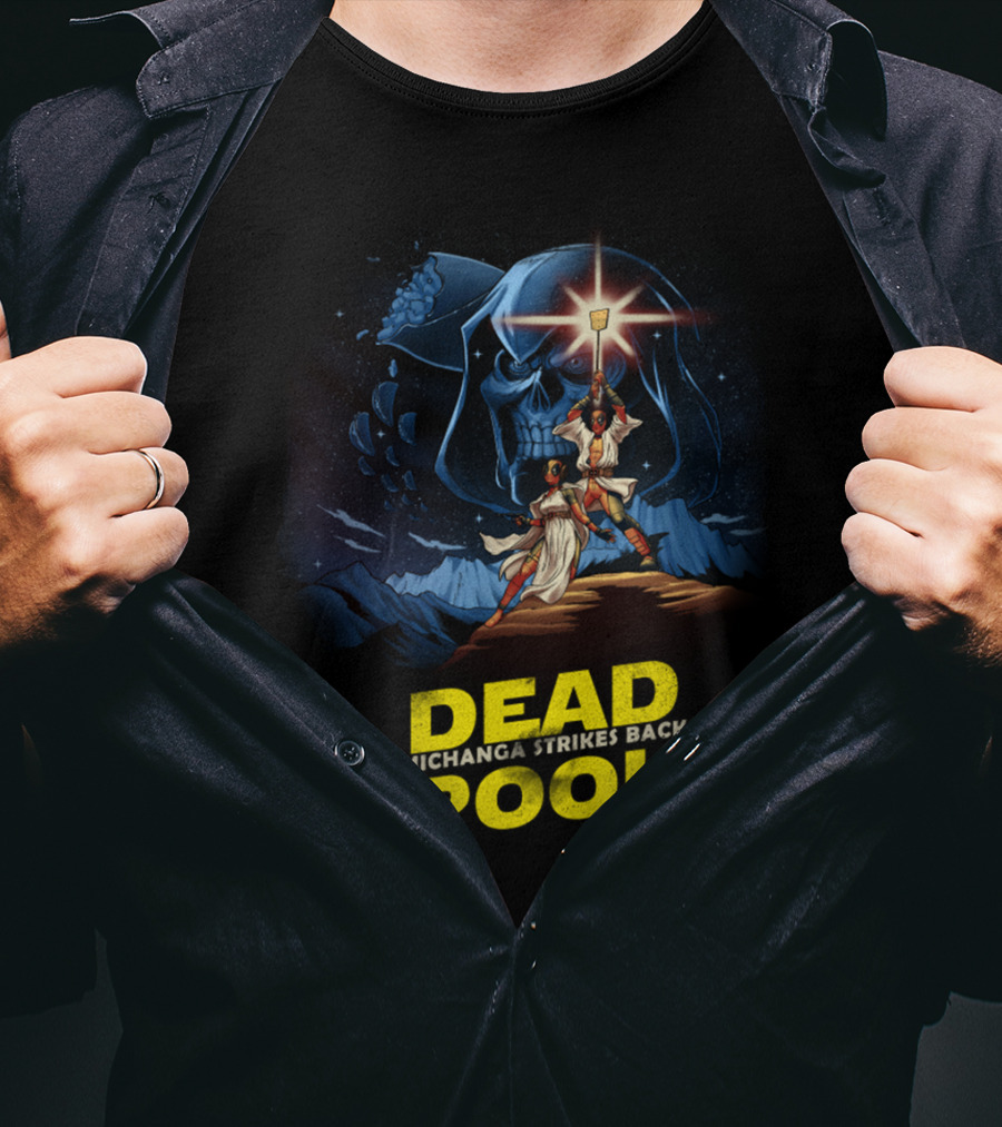 Deadpool Chimichanga Strikes Back Star Wars T-Shirt
