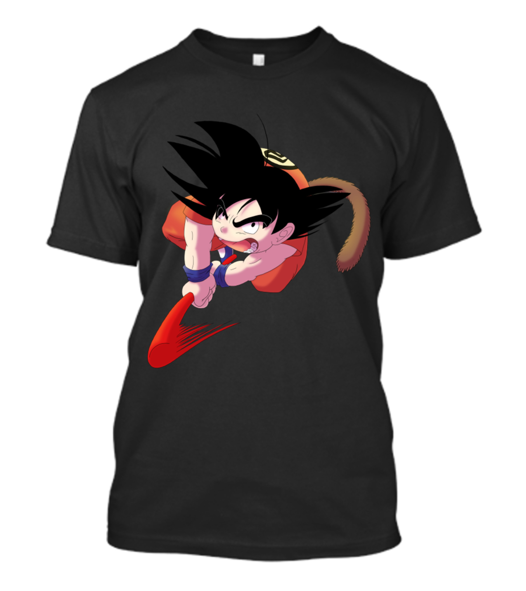 Aerial Attack Goku Dragon Ball Kid Flying Nimbus Power T-Shirt