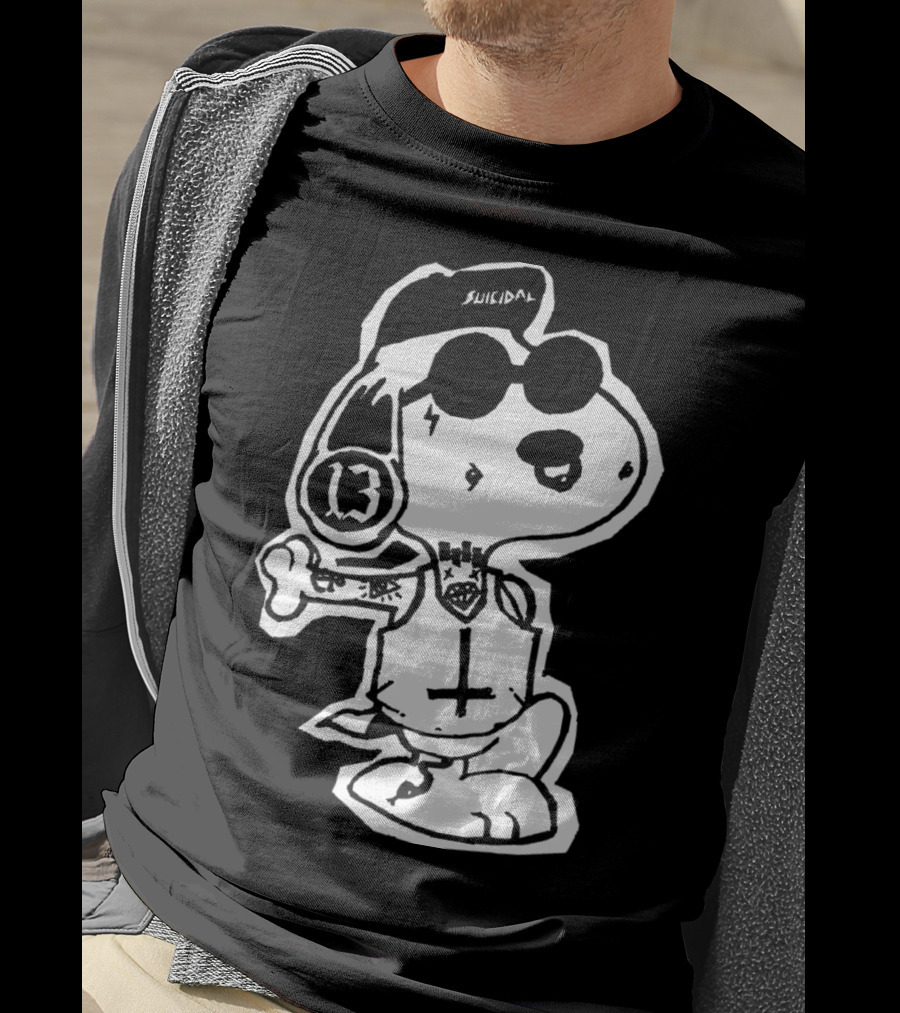 Suicidal Joe Punk Snoopy T-Shirt