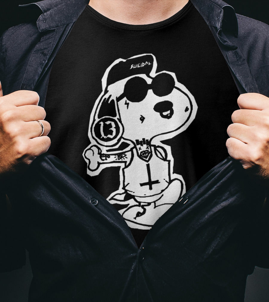 Suicidal Joe Punk Snoopy T-Shirt