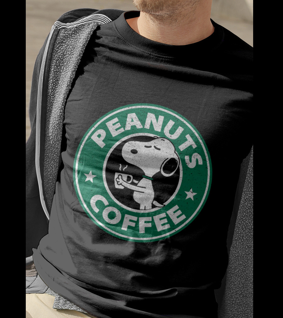 Peanuts Coffee Snoopy T-Shirt