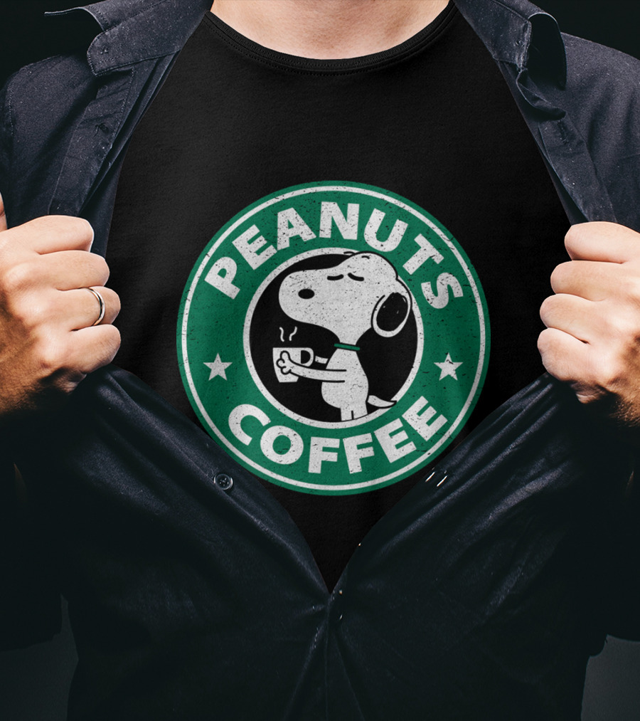 Peanuts Coffee Snoopy T-Shirt