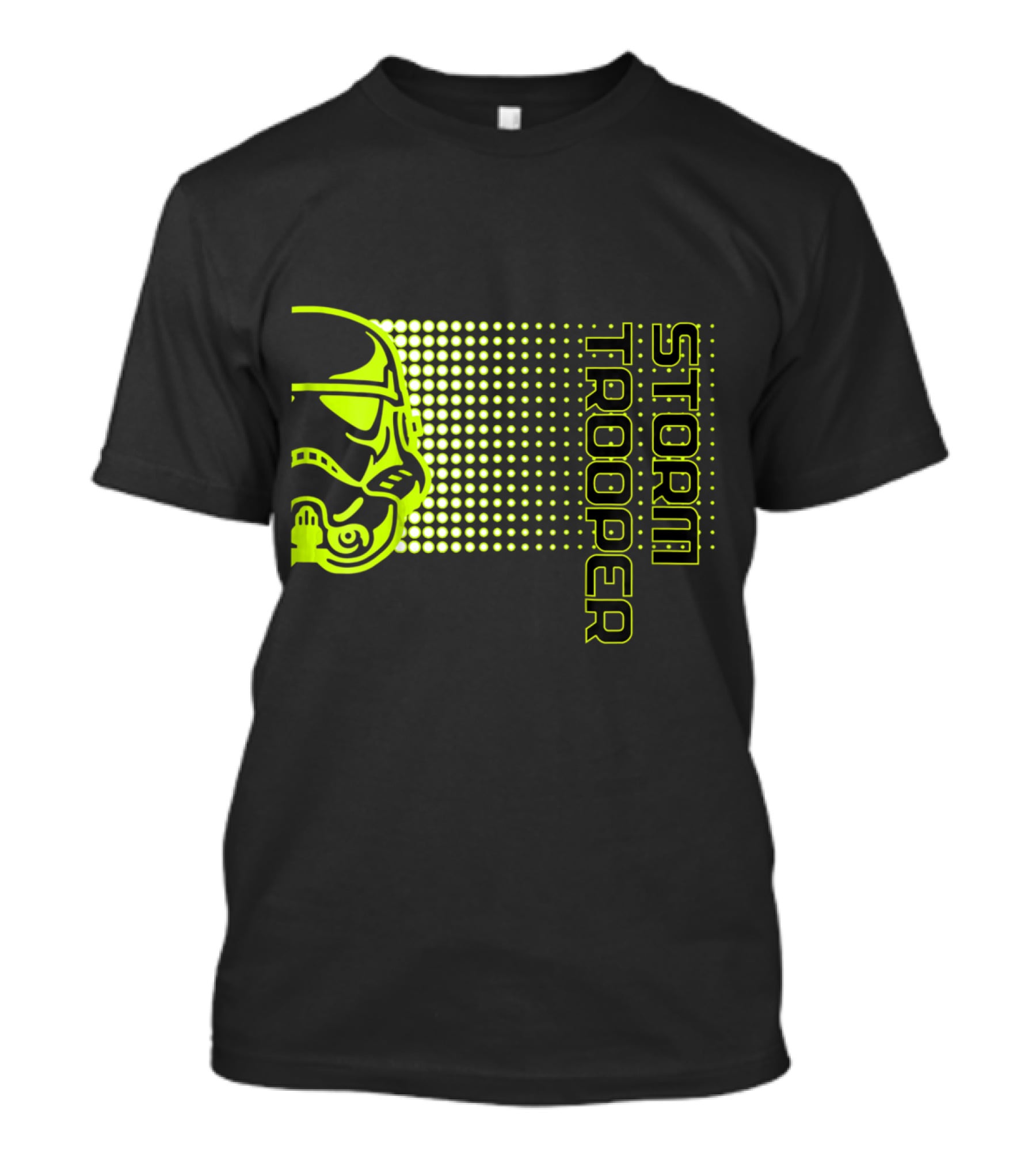 Kids Star Wars Storm Trooper Neon Dot Fade T-Shirt