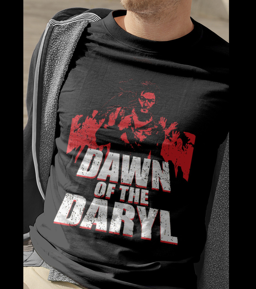 DAWN OF THE DARYL Zombie Apocalypse Survival Hero T-Shirt