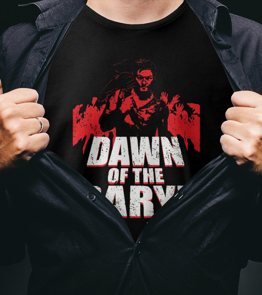 DAWN OF THE DARYL Zombie Apocalypse Survival Hero T-Shirt