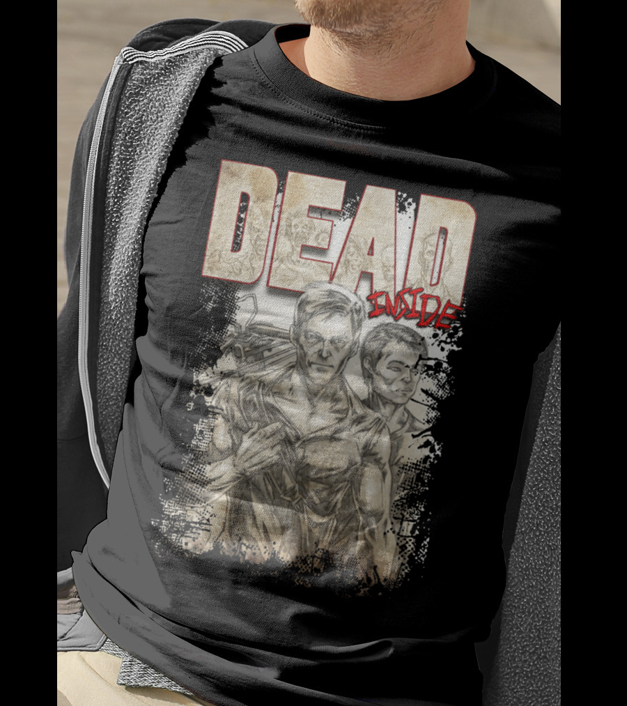 DEAD Inside Sketch Style Gritty Duo T-Shirt
