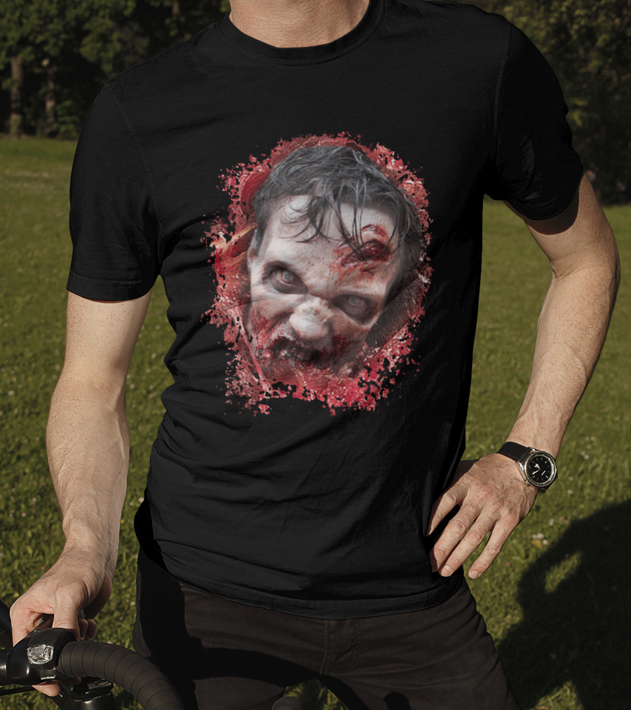 Eat It Zombie Face Splatter Horror T-Shirt