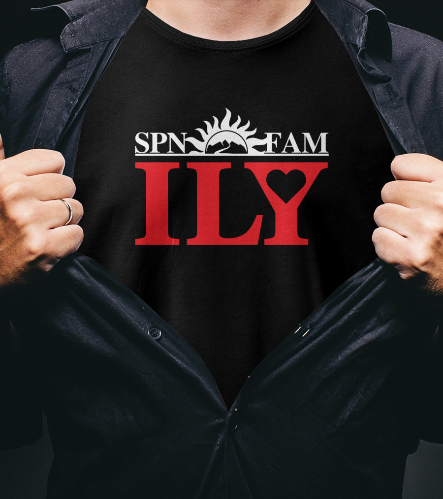 SPN FAM ILY Heart Sunburst T-Shirt