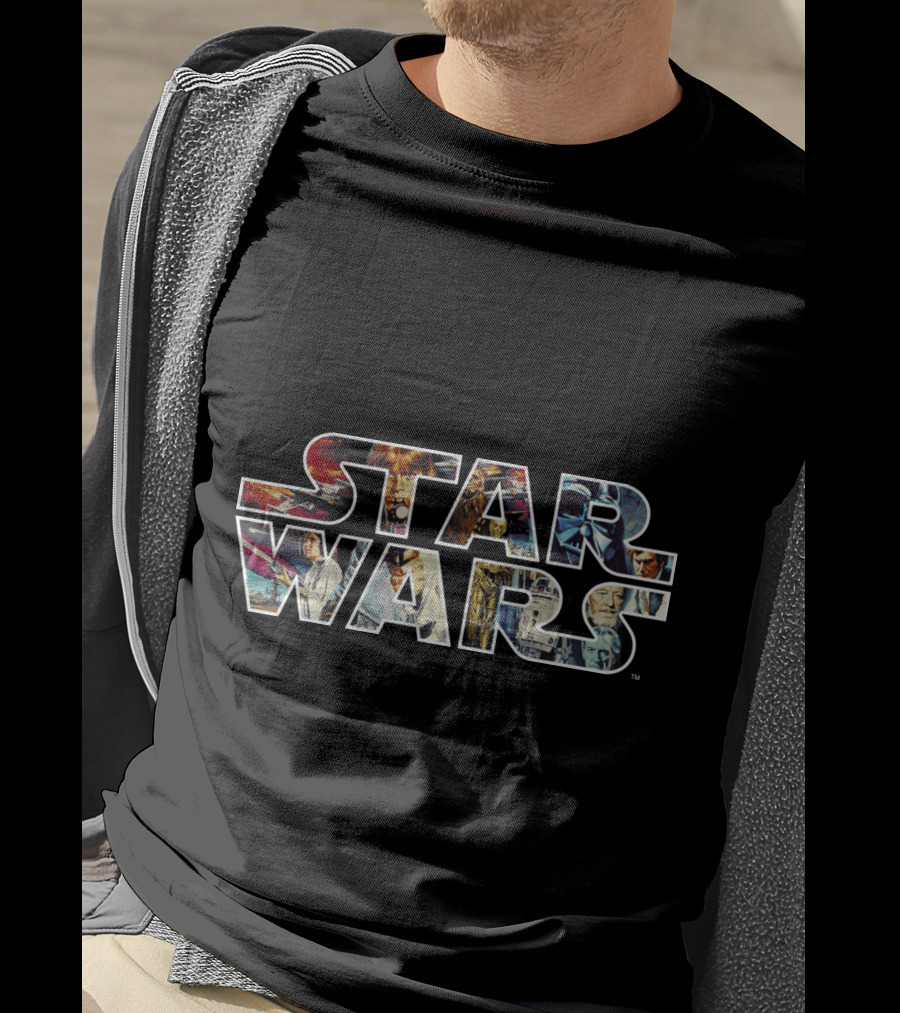 Star Wars Iconic Character Collage T-Shirt