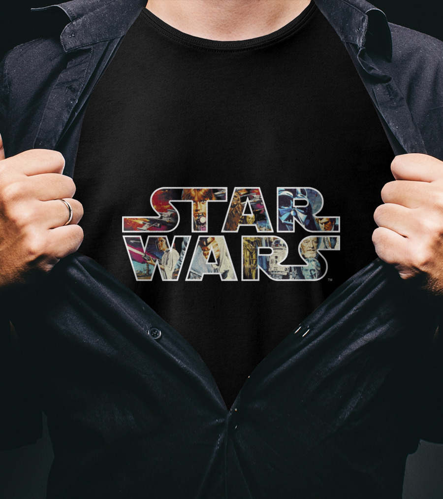 Star Wars Iconic Character Collage T-Shirt