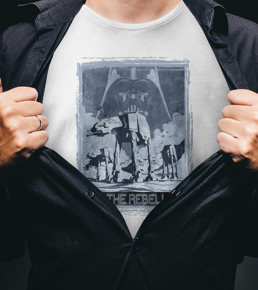 Join The Rebellion Star Wars AT-AT With Darth Vader T-Shirt