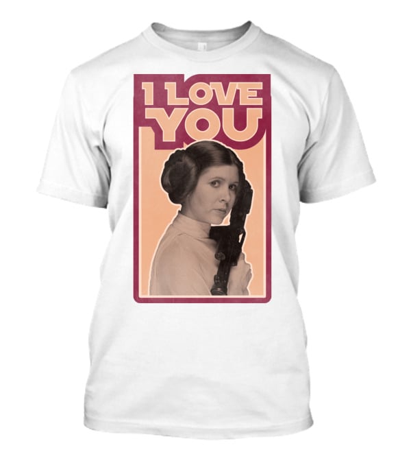 I Love You Leia Vintage T-Shirt