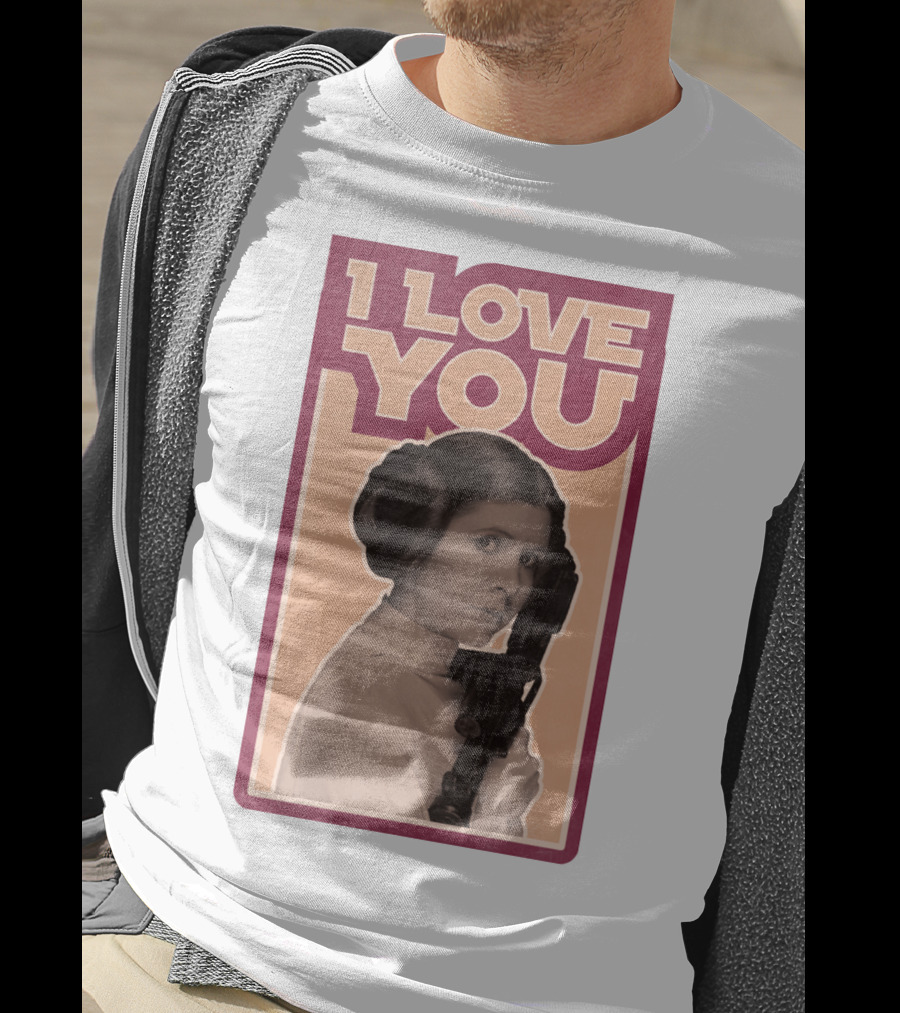 I Love You Leia Vintage T-Shirt