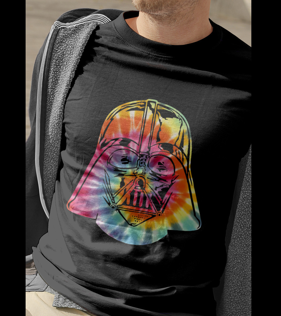 Darth Vader Rainbow Tie Dye Jedi T-Shirt