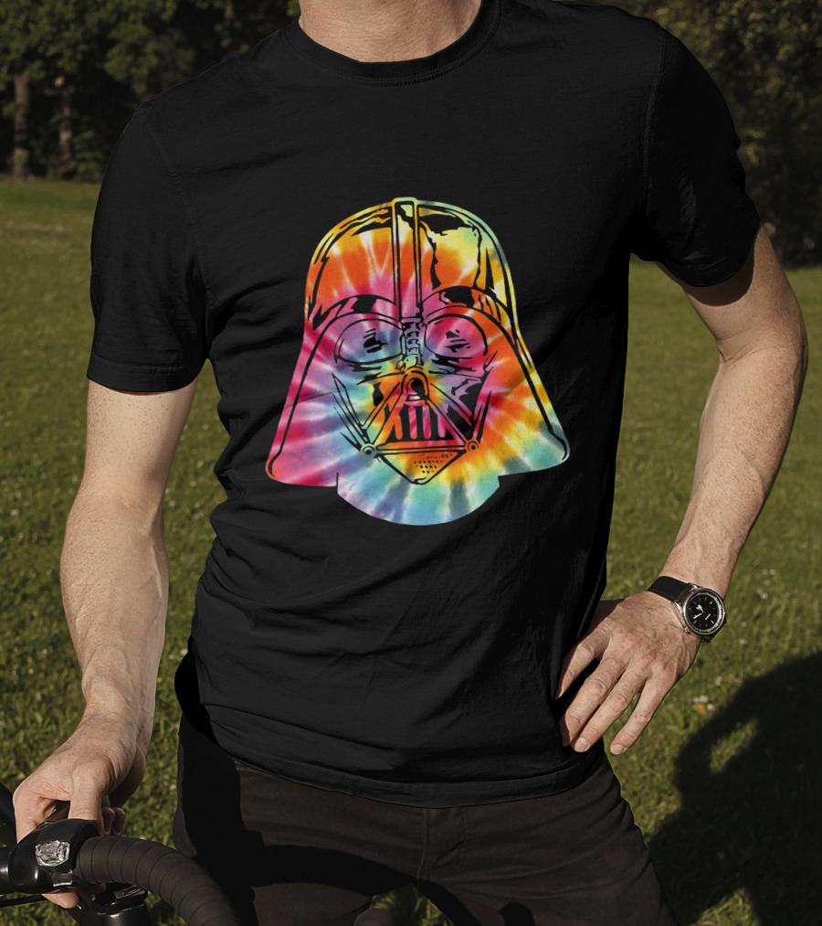 Darth Vader Rainbow Tie Dye Jedi T-Shirt