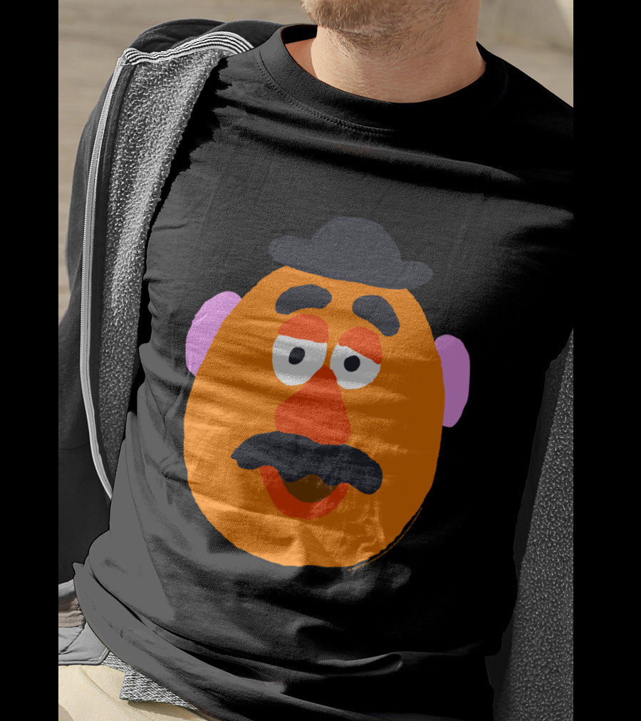 Mr. Potato Head Big Face Mustache Hat T-Shirt