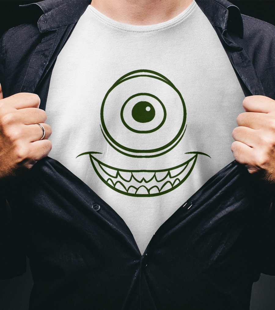 Mike Big Face Smiling Cyclops T-Shirt