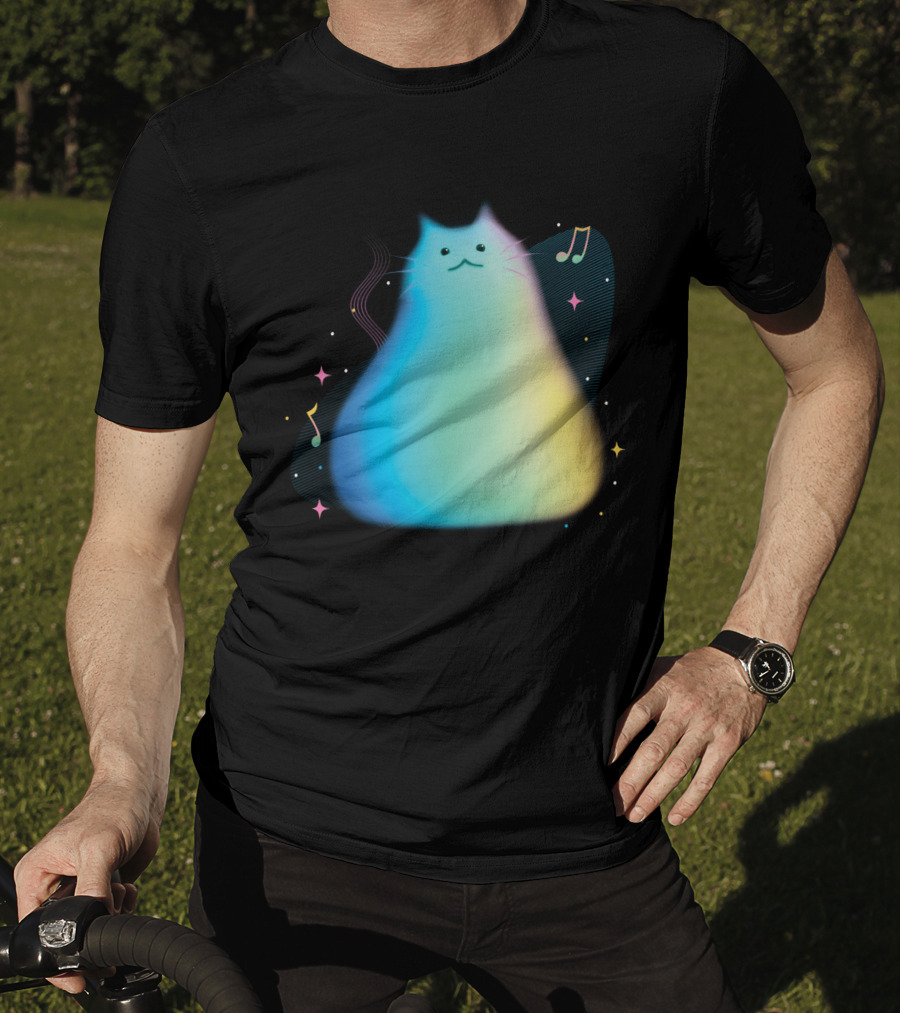 Pixar Soul Cat Musical Purpose With Colorful Notes T-Shirt