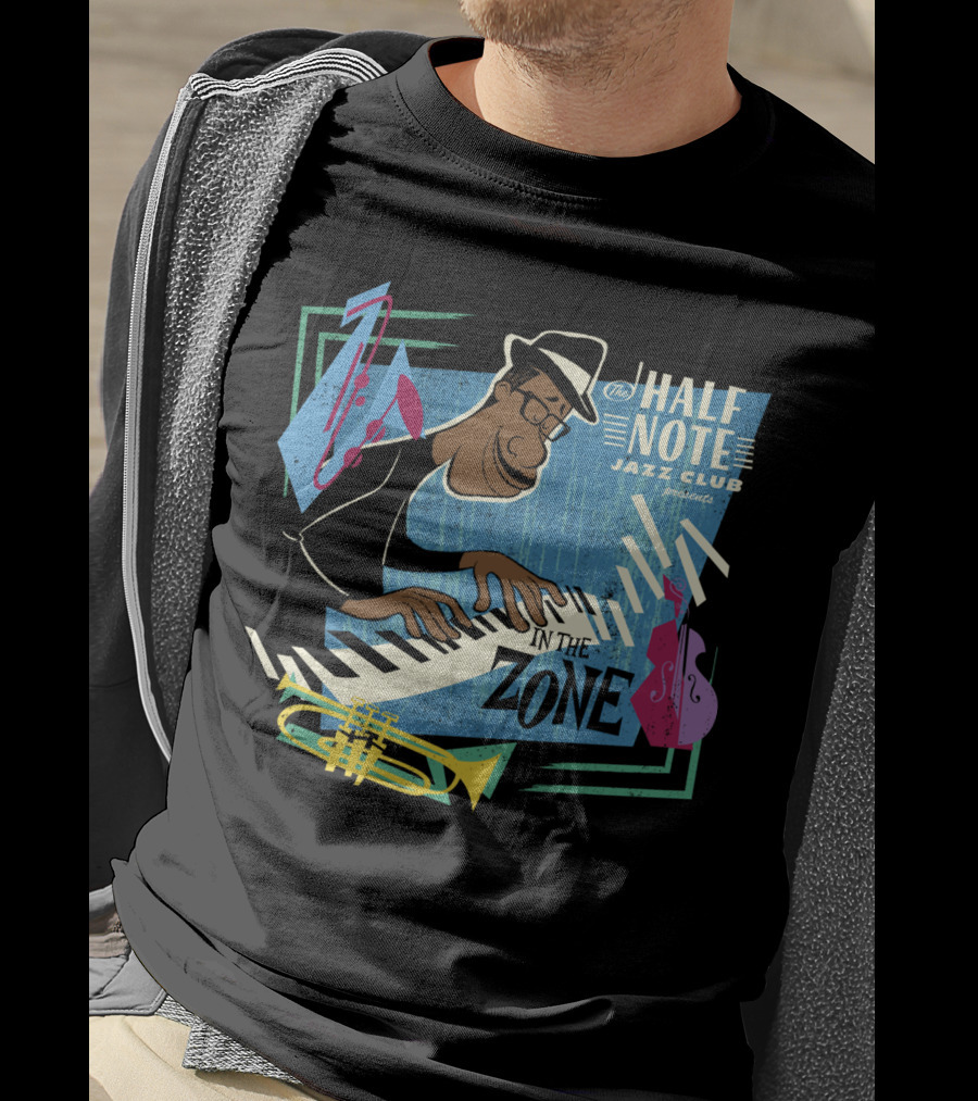 The Half Note Jazz Club Presents In The Zone Pixar Soul Joe Disney T-Shirt