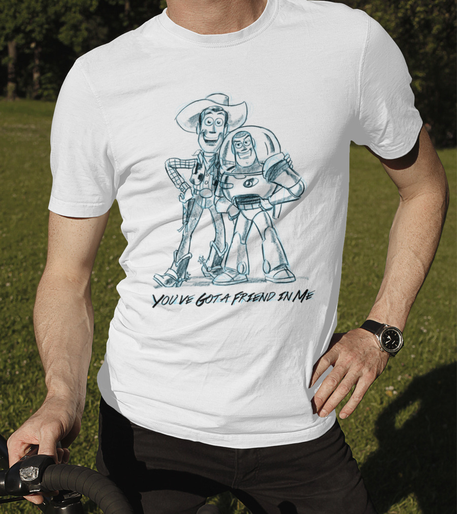 You've Got A Friend In Me Sketch Woody And Buzz T-Shirt