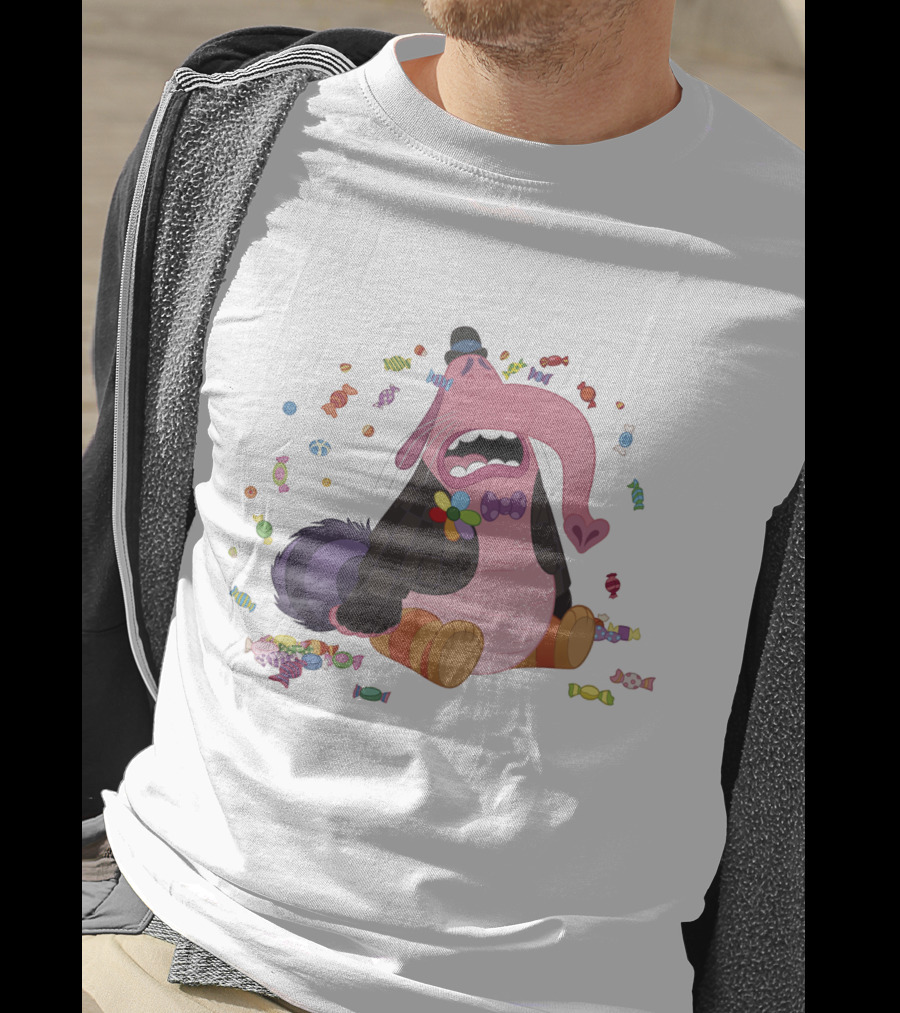 Bing Bong Candy Tears Inside Out Pixar Character Image T-Shirt