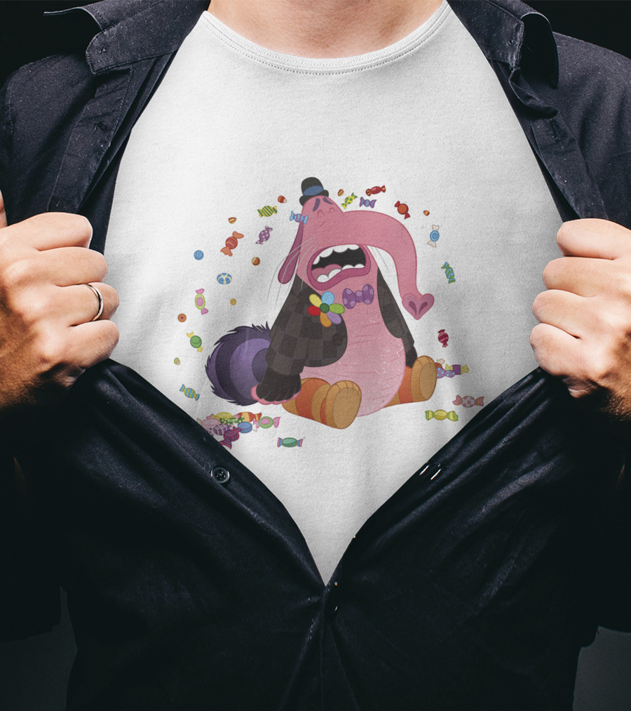 Bing Bong Candy Tears Inside Out Pixar Character Image T-Shirt