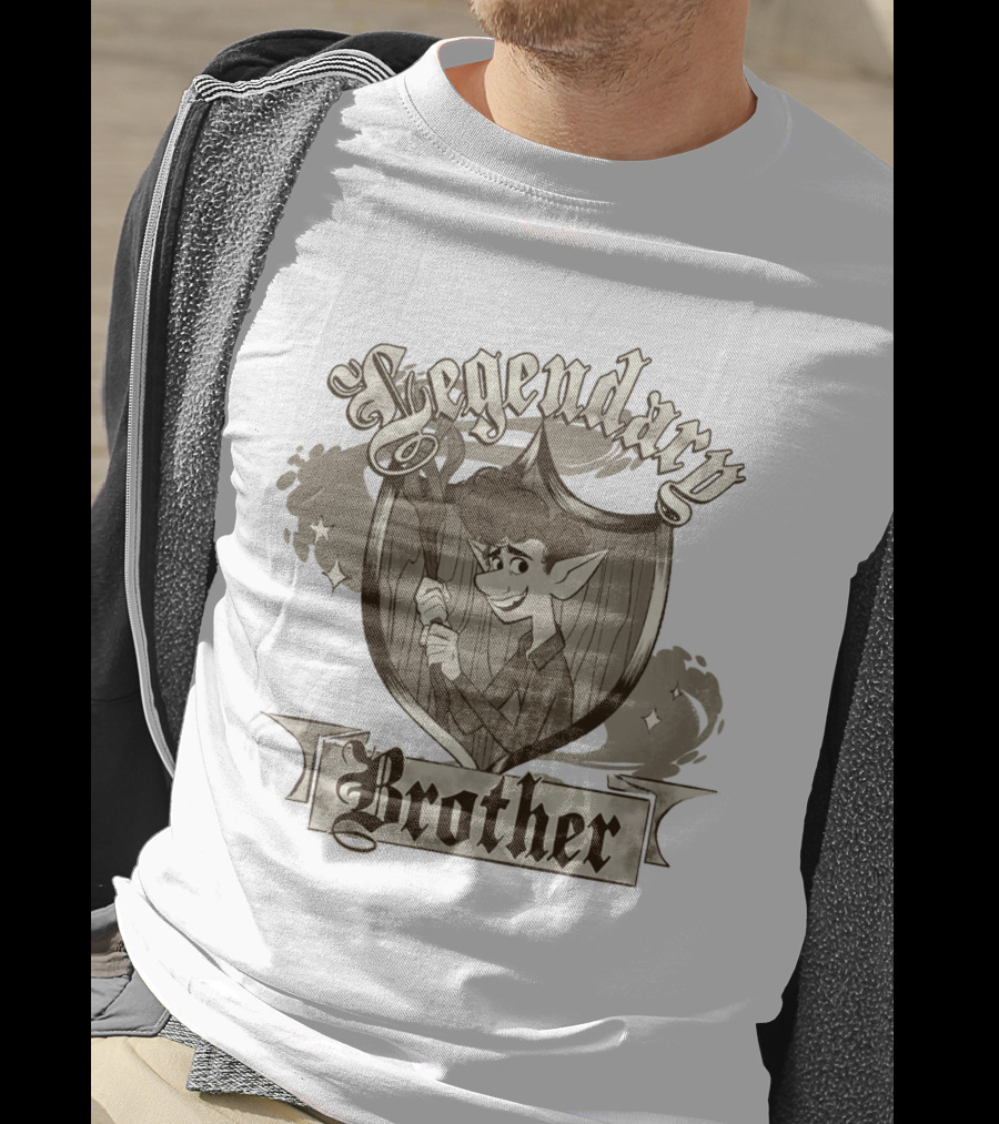 Legendary Brother Ian Onward Disney Pixar Fantasy Shield T-Shirt