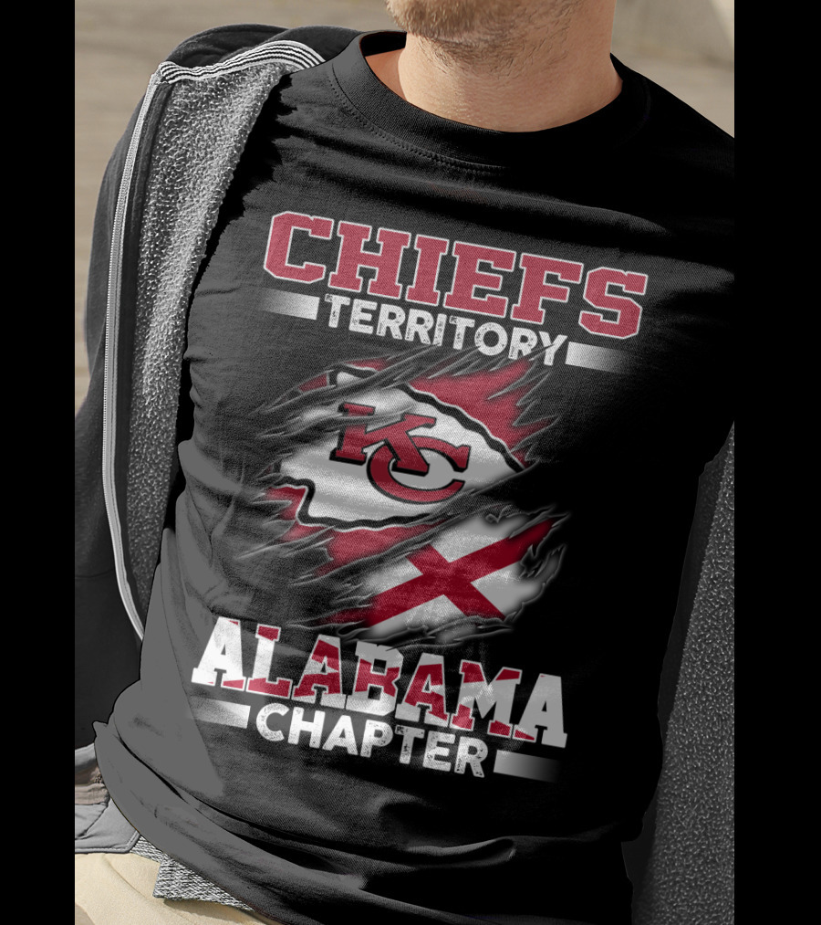 Chiefs Territory Alabama Chapter Kc Flag T-Shirt