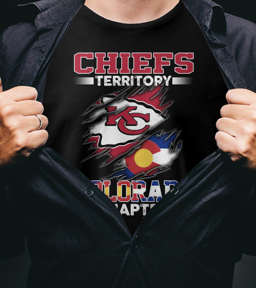 Chiefs Territory Kc Colorado Chapter T-Shirt