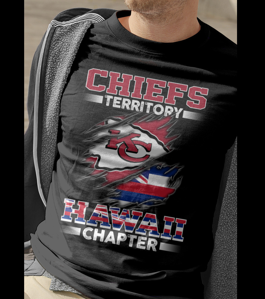 Chiefs Territory Hawaii Chapter Kc Flag T-Shirt