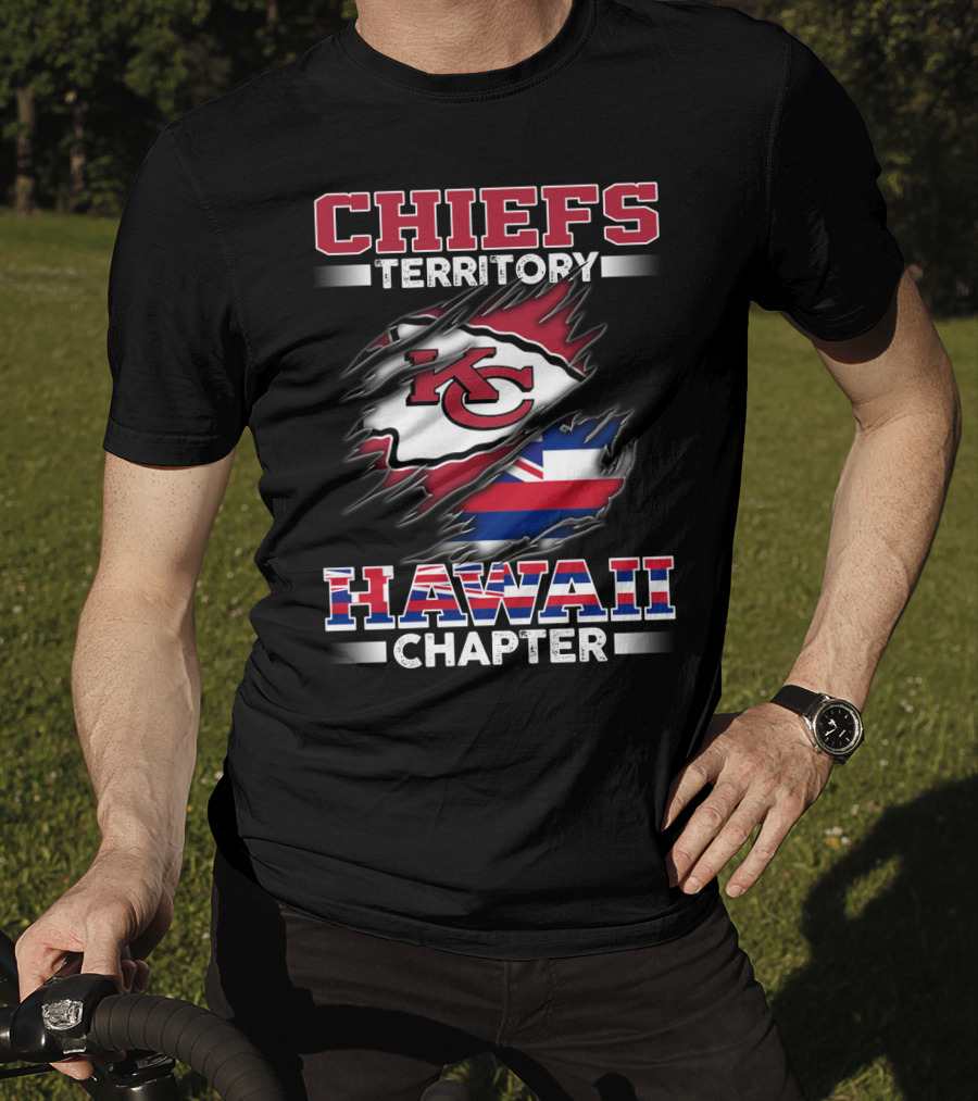 Chiefs Territory Hawaii Chapter Kc Flag T-Shirt