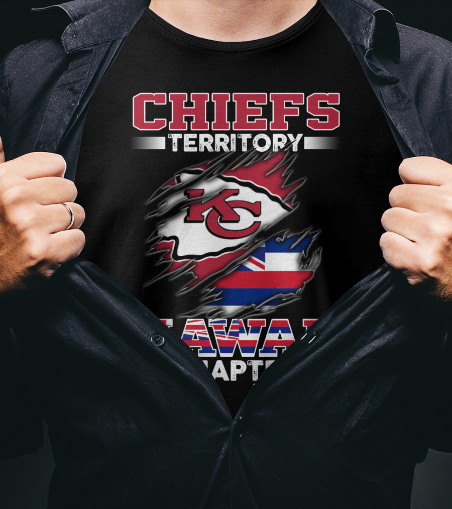 Chiefs Territory Hawaii Chapter Kc Flag T-Shirt