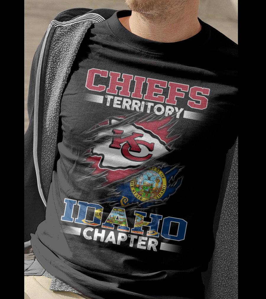 CHIEFS Territory Idaho Chapter Kansas City Flag Seal T-Shirt