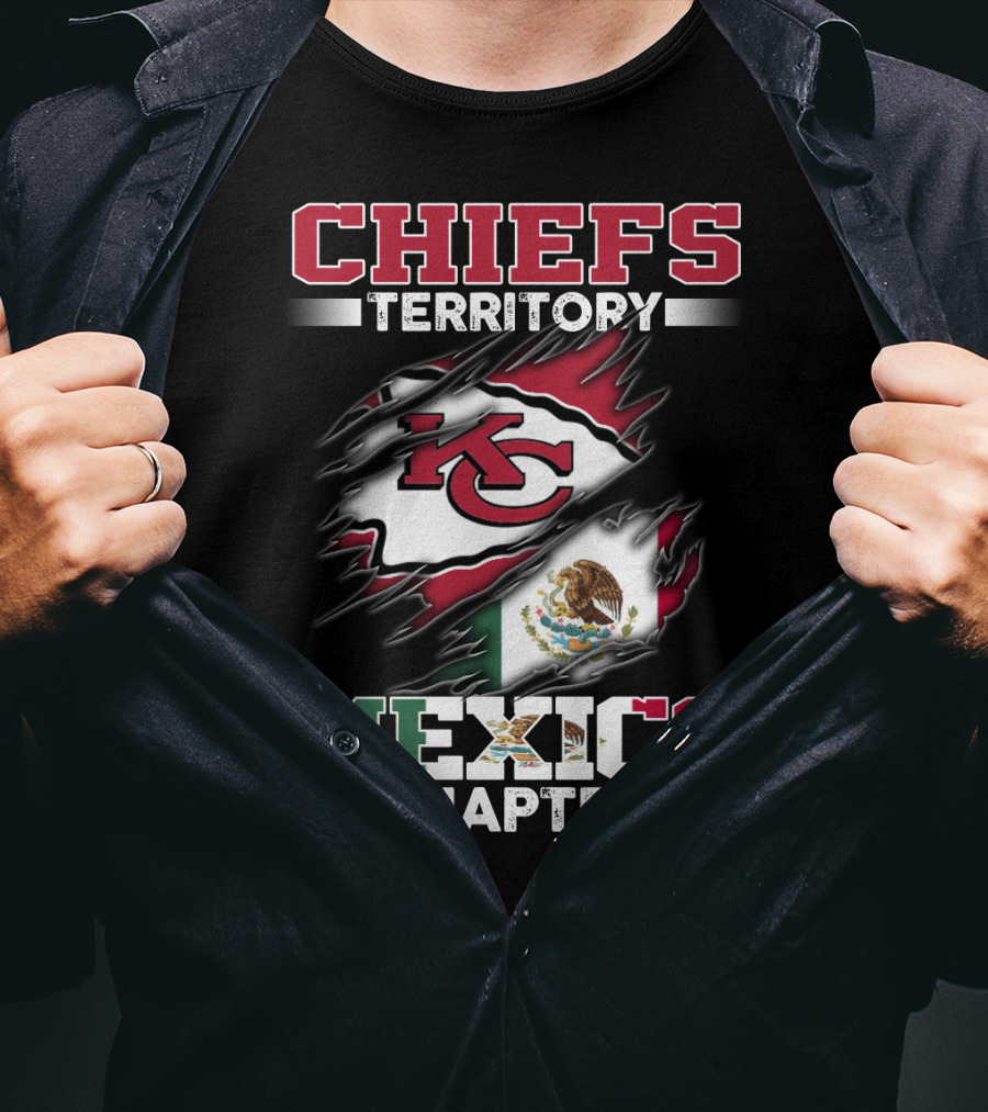Chiefs Territory Mexico Chapter Kc Flag T-Shirt