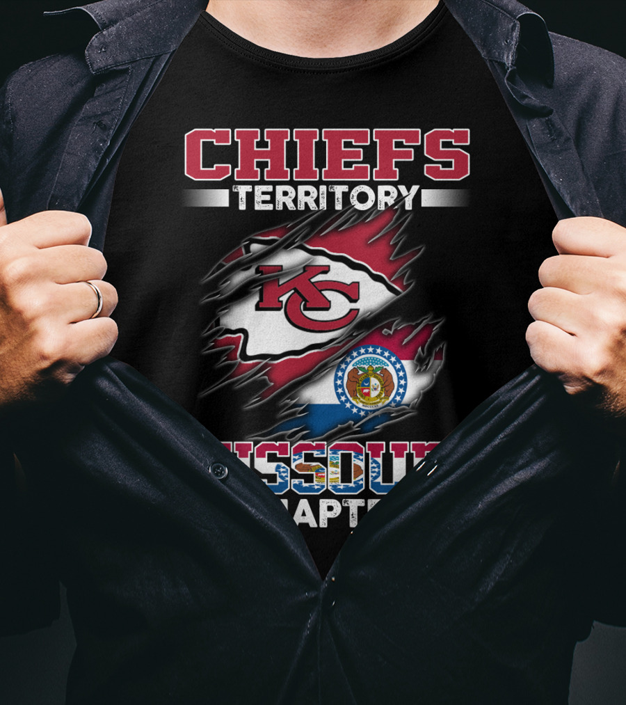 Chiefs Territory Missouri Chapter Kc Flag T-Shirt