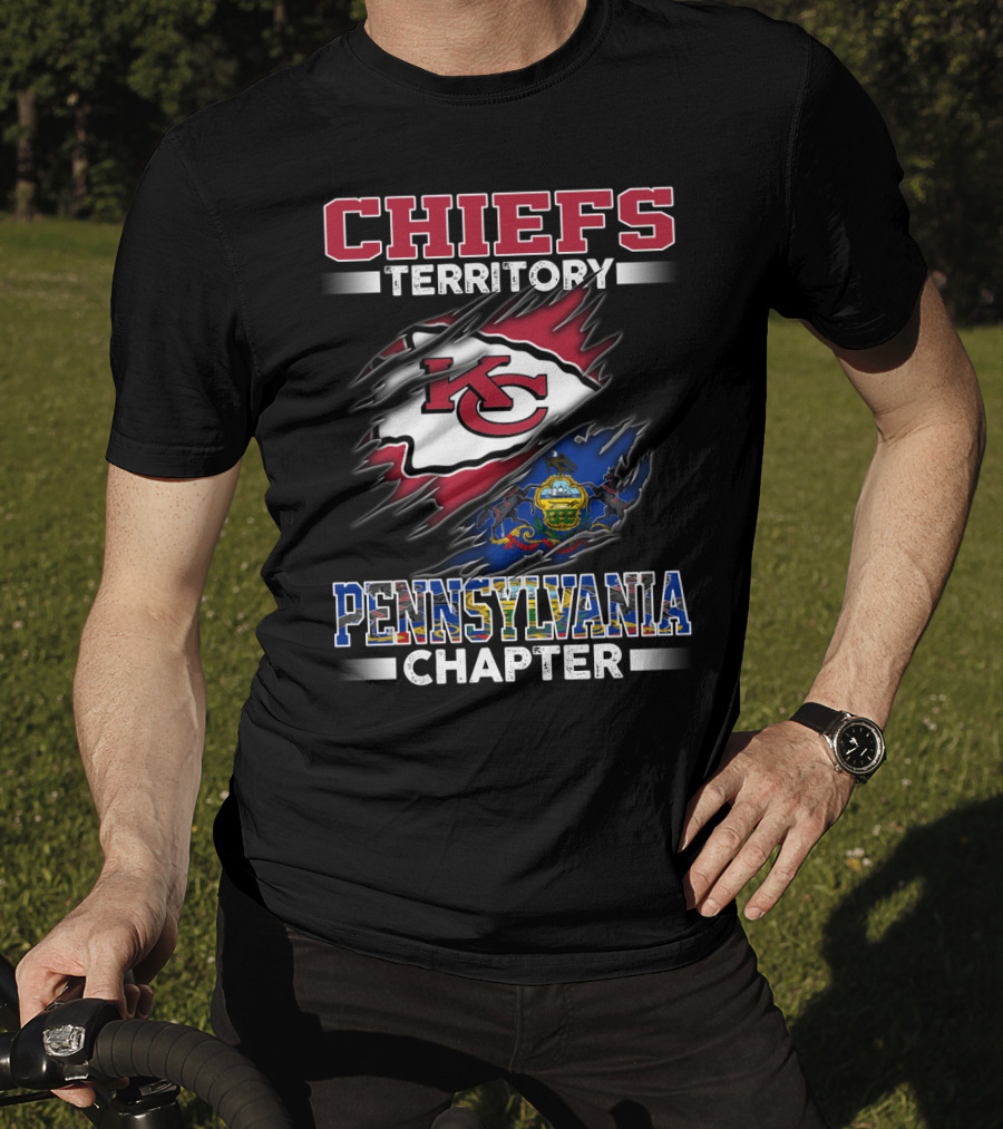 Chiefs Territory Kc Logo Pennsylvania Chapter T-Shirt