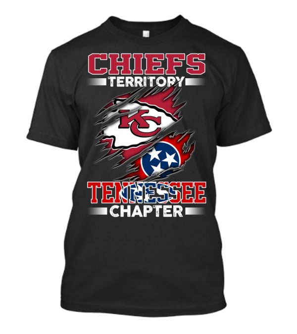 CHIEFS TERRITORY TENNESSEE CHAPTER KC Logo Star Emblem T-Shirt