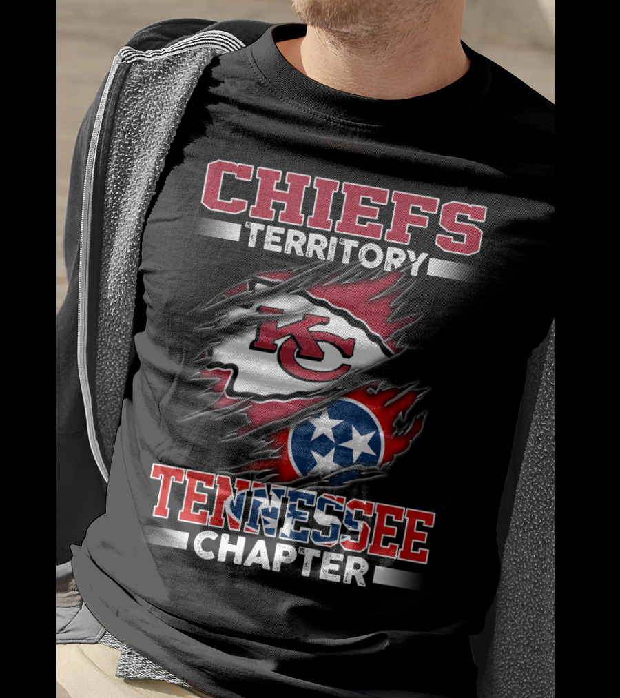 CHIEFS TERRITORY TENNESSEE CHAPTER KC Logo Star Emblem T-Shirt