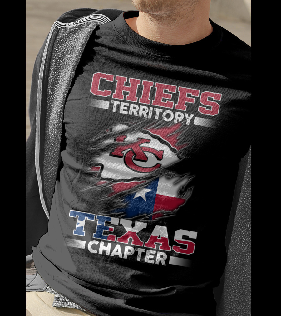 CHIEFS Territory Texas Chapter Kansas City KC T-Shirt