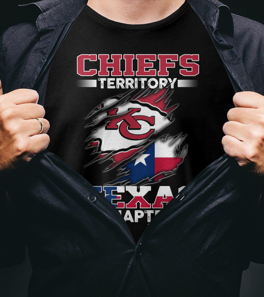 CHIEFS Territory Texas Chapter Kansas City KC T-Shirt