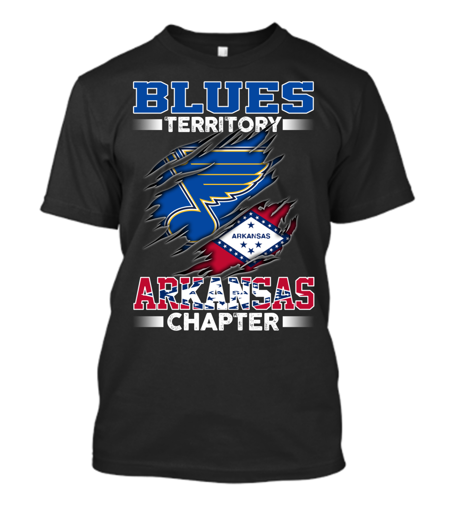 Blues Territory Arkansas Chapter T-Shirt