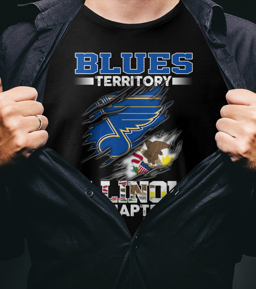 Blues Territory Illinois Chapter T-Shirt