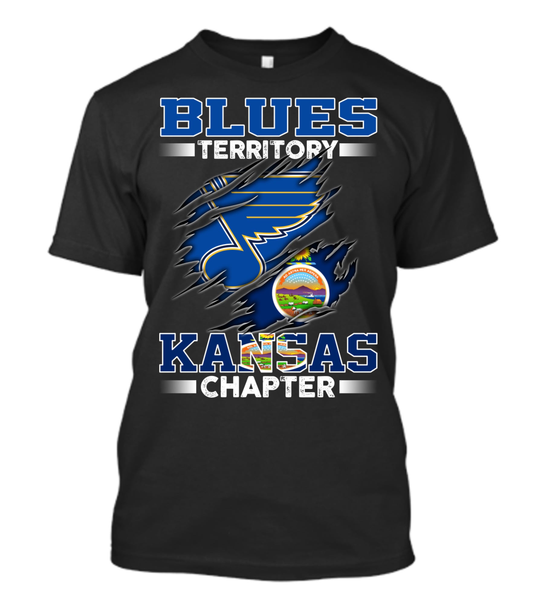 Blues Territory Kansas Chapter T-Shirt