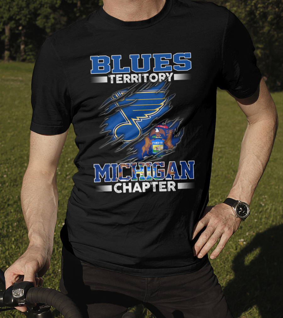 Blues Territory Michigan Chapter T-Shirt