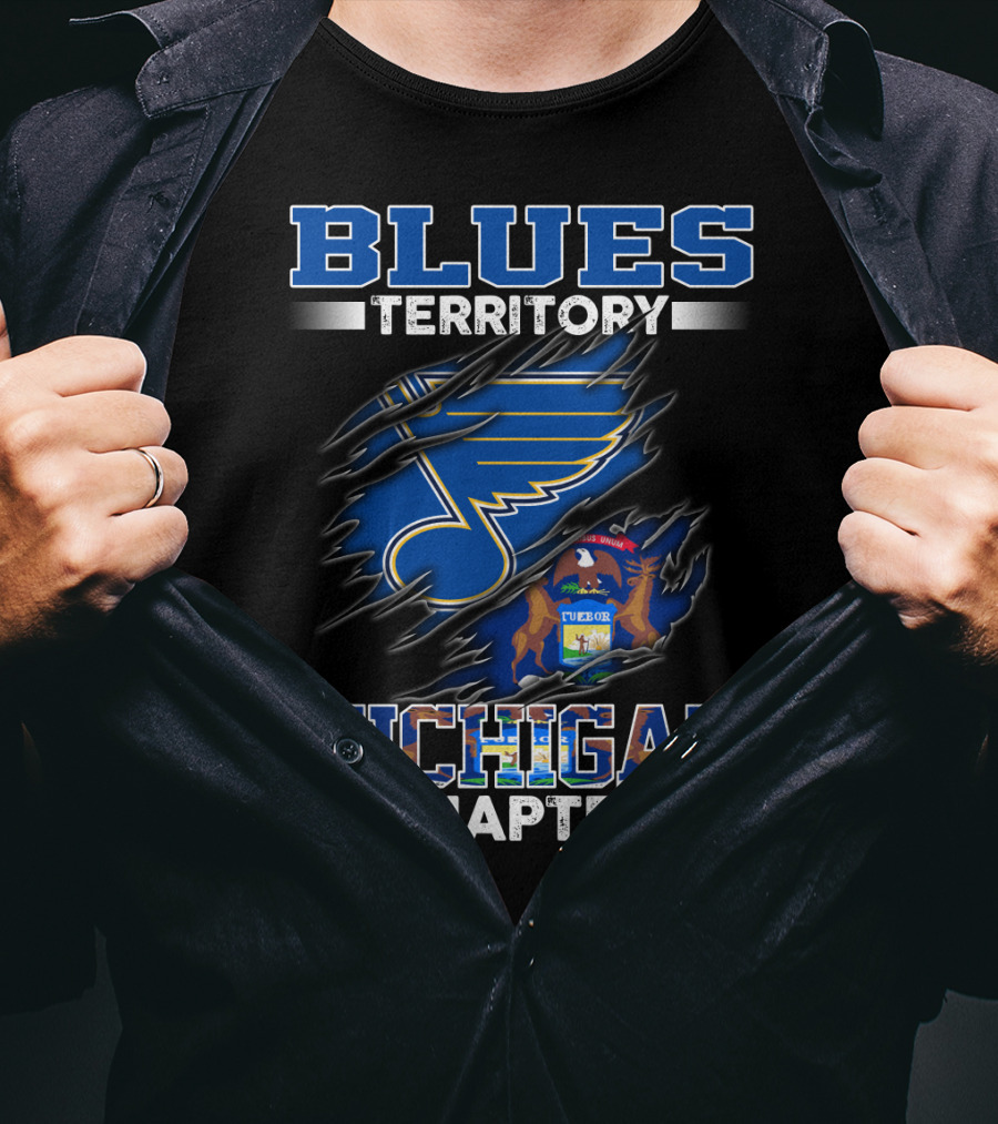 Blues Territory Michigan Chapter T-Shirt