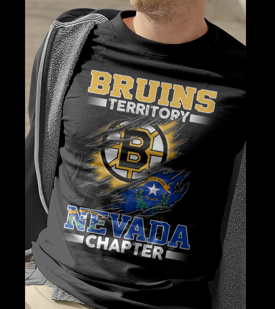 BRUINS Territory Nevada Chapter Battle Born Flag T-Shirt