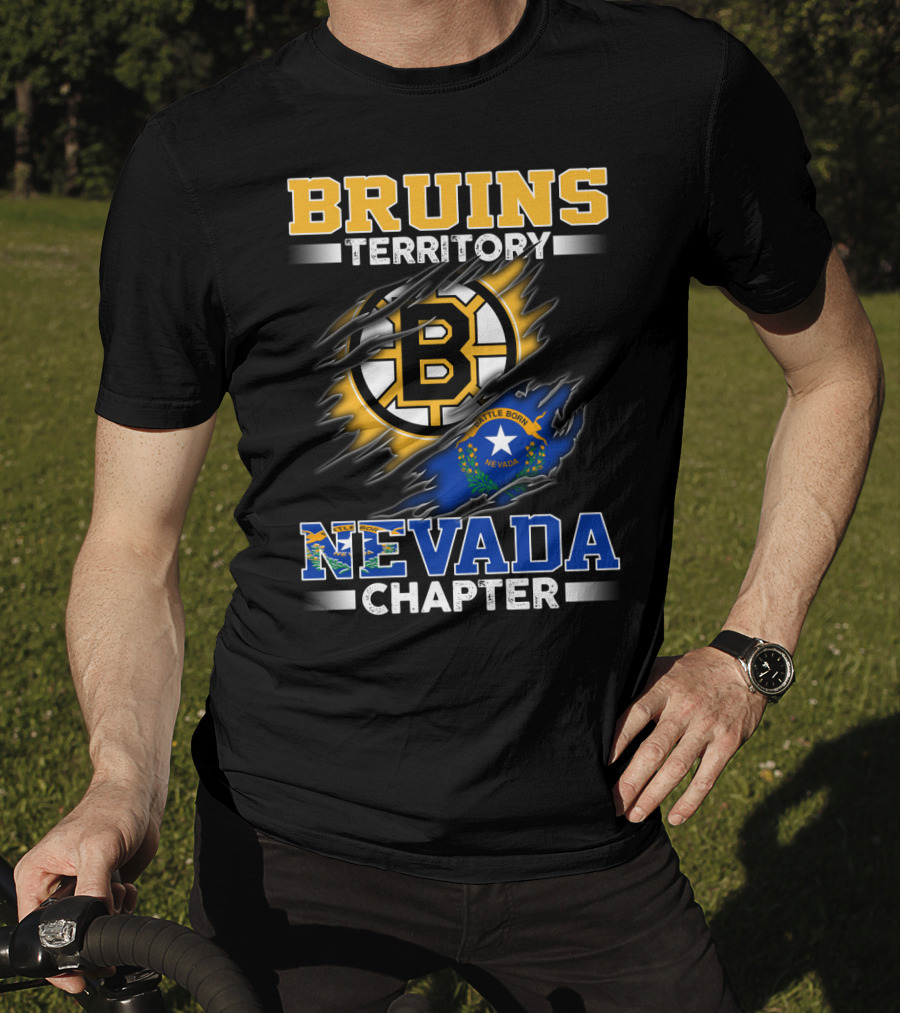 BRUINS Territory Nevada Chapter Battle Born Flag T-Shirt