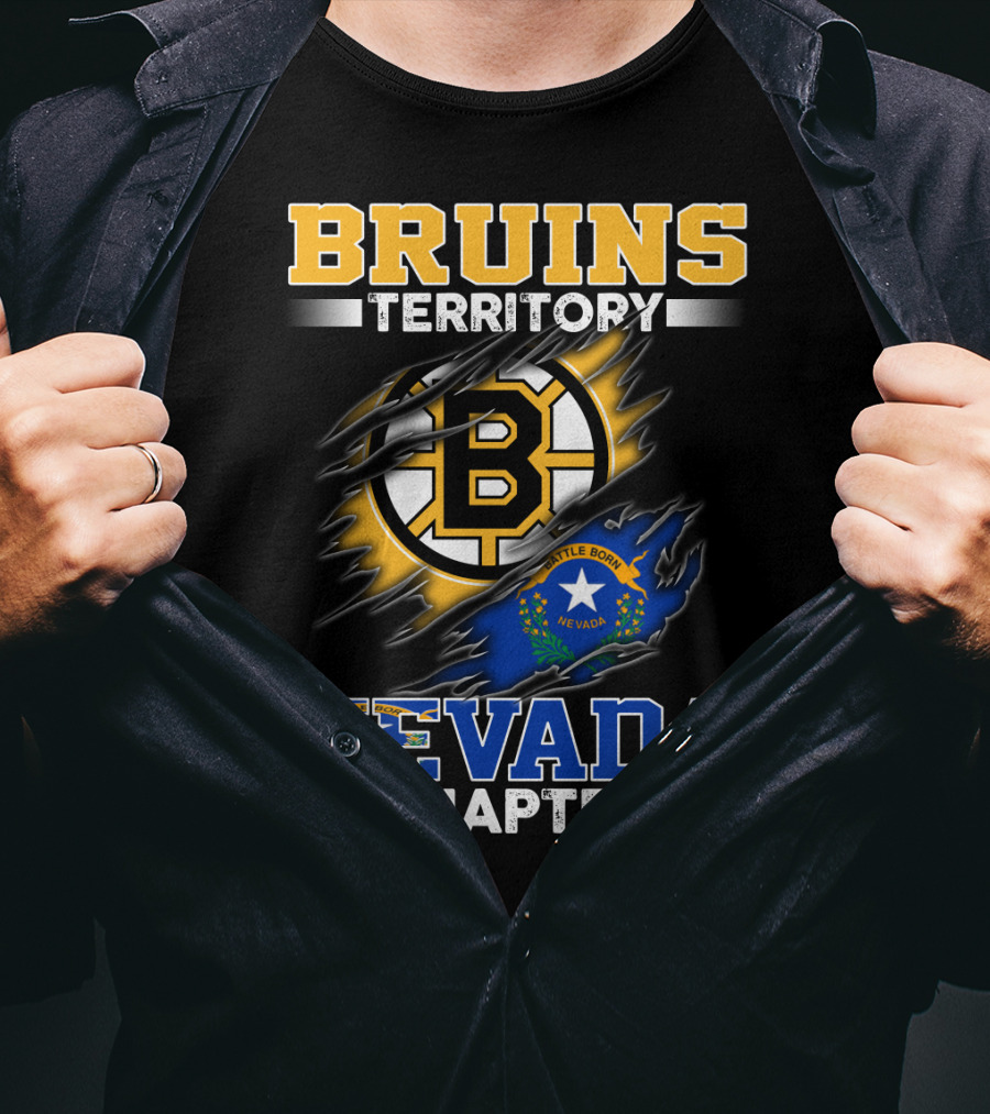 BRUINS Territory Nevada Chapter Battle Born Flag T-Shirt